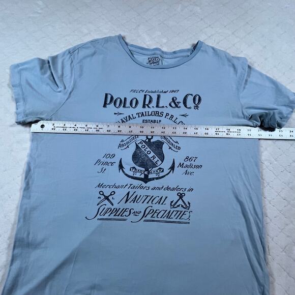 Polo Ralph Lauren Nautical Naval Tailors Graphic T-Shirt - 1 minor callout - Picture 2 of 8